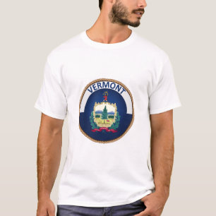 Camiseta de la bandera del estado de Vermont