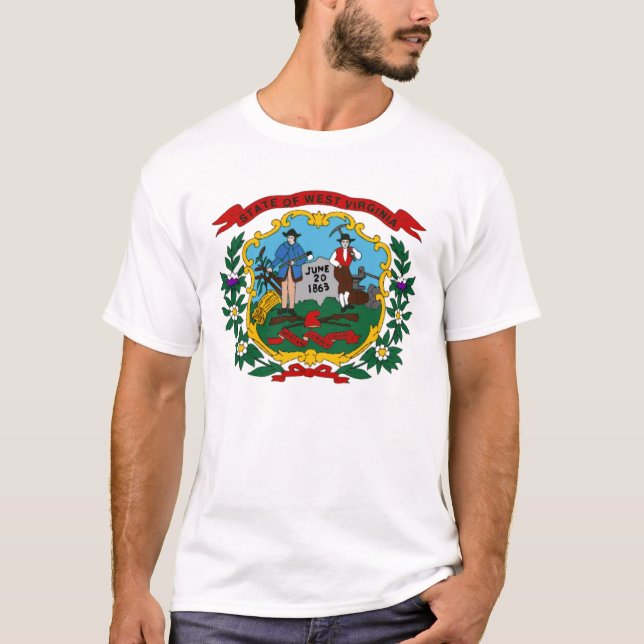 Camiseta de la bandera del estado de Virginia (Anverso)