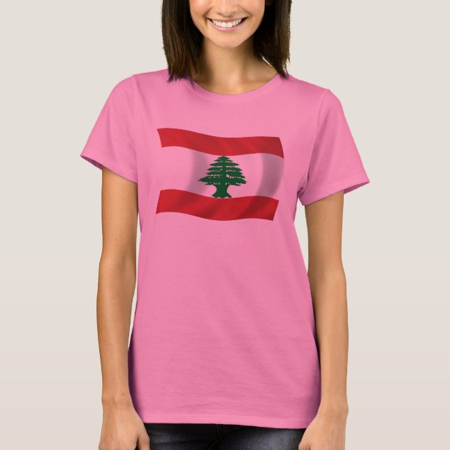 Camiseta de la bandera del Líbano (Anverso)