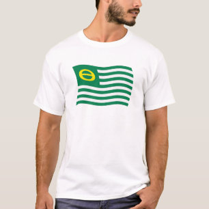 Camiseta de la bandera del movimiento ecologista