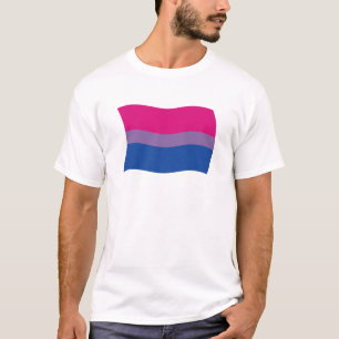 Camiseta de la Bandera del Orgullo Bisexual