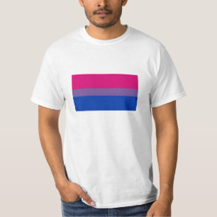 camiseta de la bandera del orgullo del BI