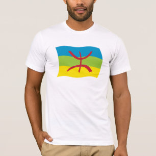Camiseta de la bandera del pueblo bereber