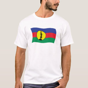 Camiseta de la bandera del pueblo Kanak