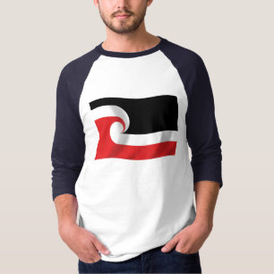 Camiseta de la bandera del pueblo maorí
