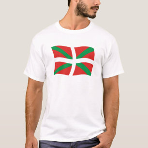 Camiseta de la bandera del pueblo vasco