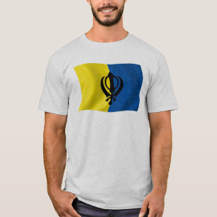 Camiseta de la bandera del sijismo