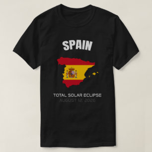 Camiseta de la bandera española de la bandera del 