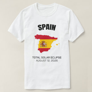 Camiseta de la bandera española de la bandera del