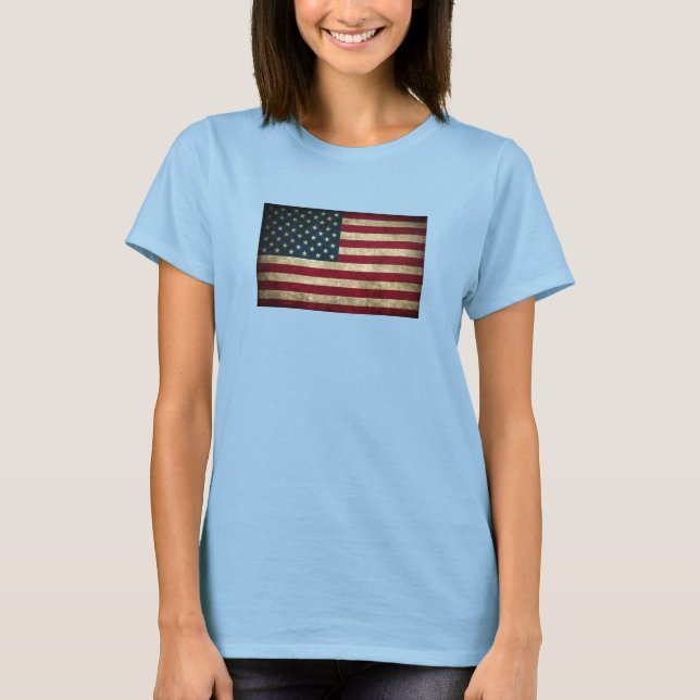 Camiseta de la bandera estadounidense (Anverso)