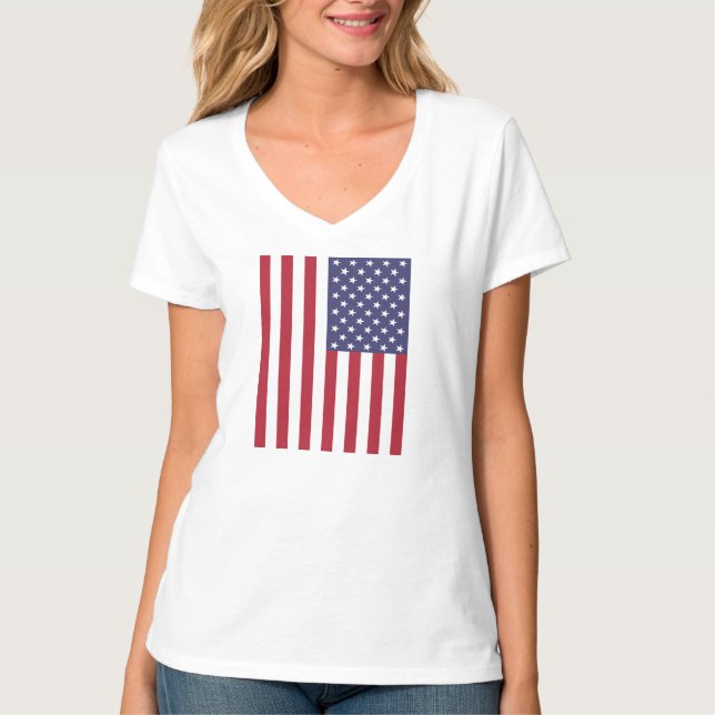 Camiseta de la bandera estadounidense (Anverso)