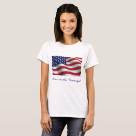 Camiseta de la bandera estadounidense