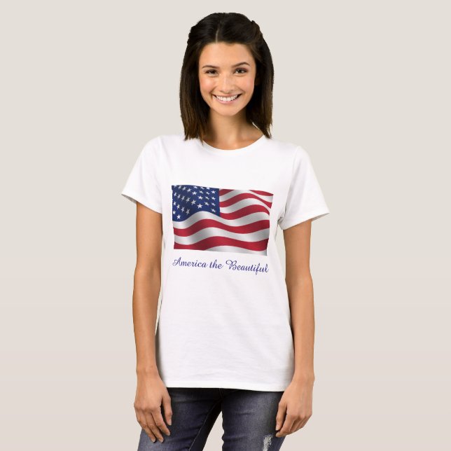 Camiseta de la bandera estadounidense (Anverso completo)