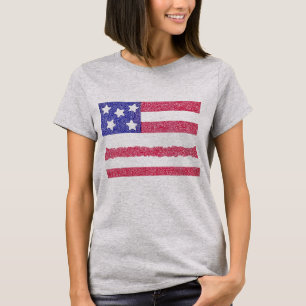 Camiseta de la bandera estadounidense
