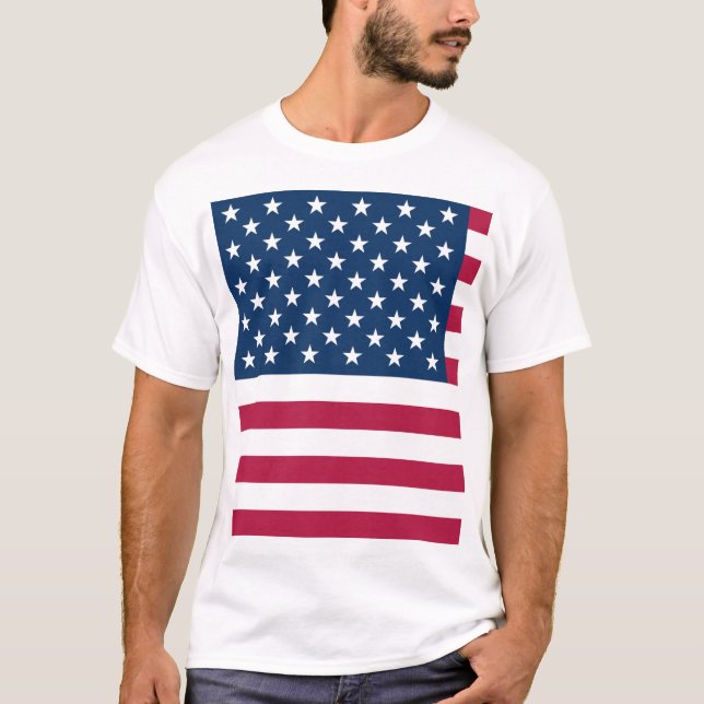 Camiseta de la bandera estadounidense (Anverso)