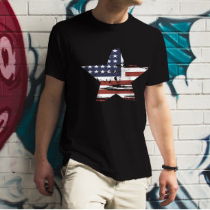 Camiseta de la bandera estadounidense