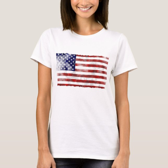 Camiseta de la bandera estadounidense (Anverso)