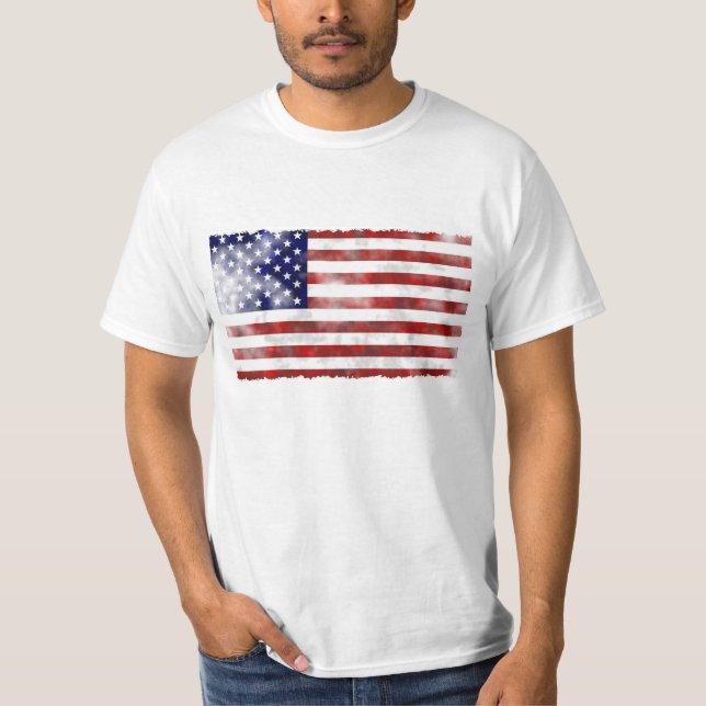 Camiseta de la bandera estadounidense (Anverso)