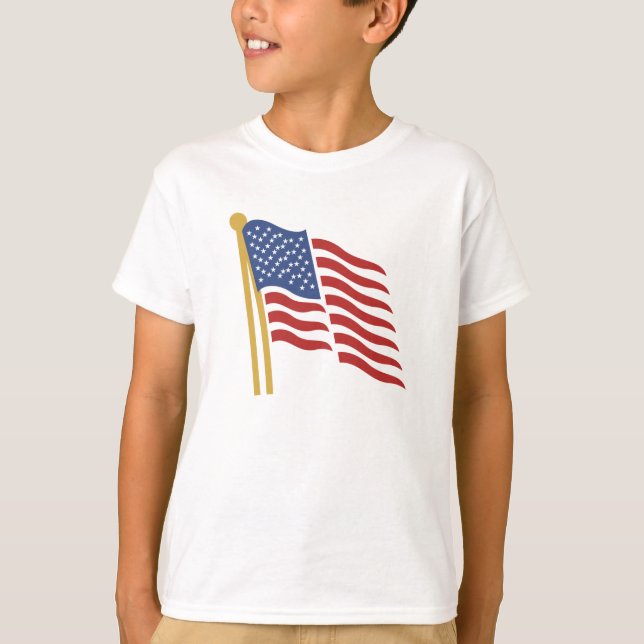 Camiseta de la bandera estadounidense (Anverso)