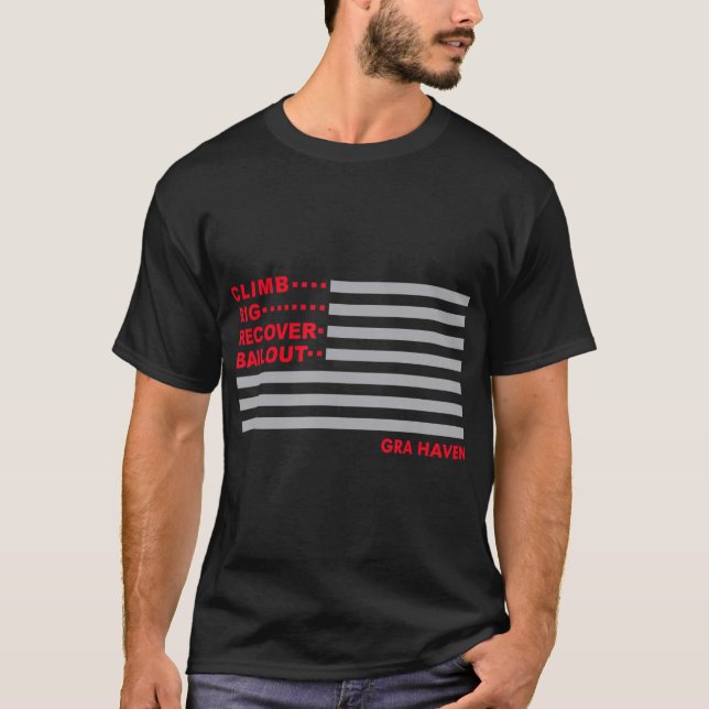 Camiseta de la bandera estadounidense de escalada  (Anverso)
