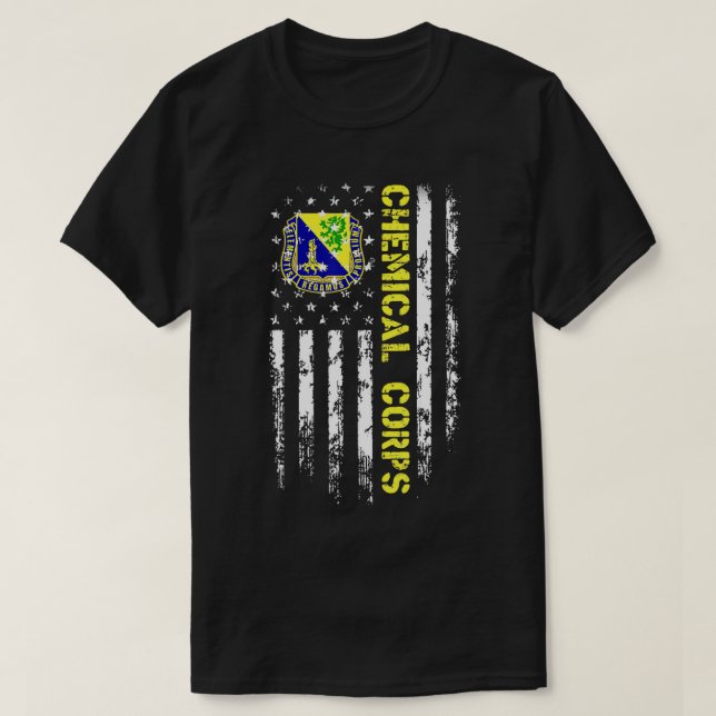Camiseta de la Bandera Estadounidense de los Cuerp (Diseño del anverso)