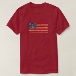 Camiseta de la bandera estadounidense de los Estad