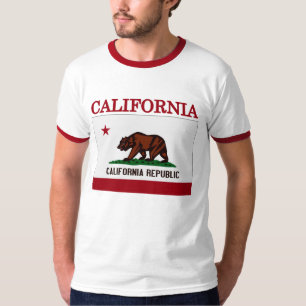 Camiseta de la bandera estatal de California