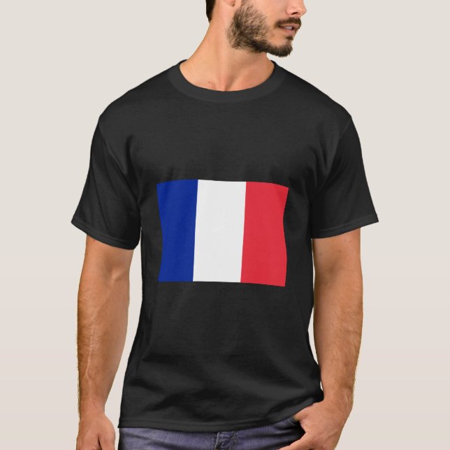 Camiseta de la bandera francesa (Francia) (Anverso)