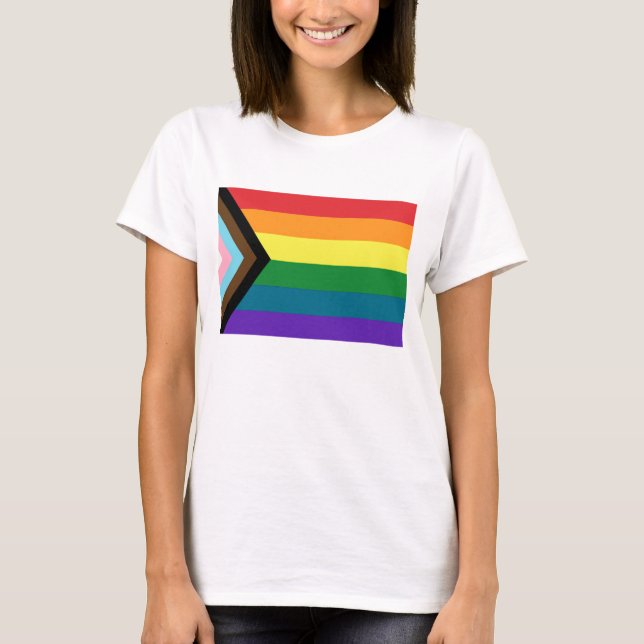 Camiseta de la bandera LGBTQ (Anverso)