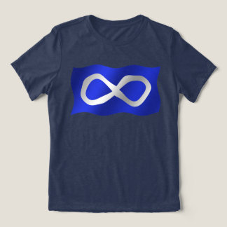 Camiseta de la bandera Metis de mujeres Tops de la
