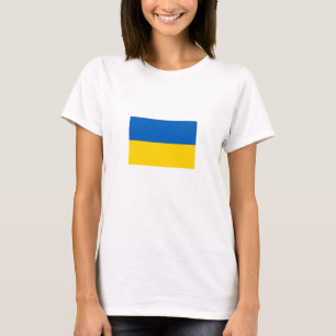Camiseta de la bandera patriótica de Ucrania
