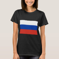 Camiseta de la bandera rusa (Rusia)