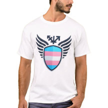 Camiseta de la bandera transversal