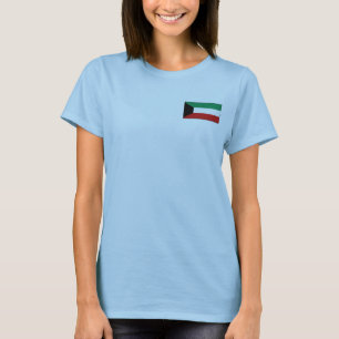 Camiseta de la bandera y el mapa de Kuwait