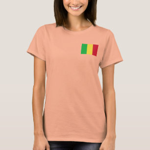 Camiseta de la bandera y el mapa de Malí