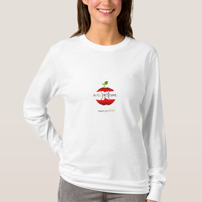 Camiseta de la base de los artes R (Anverso)