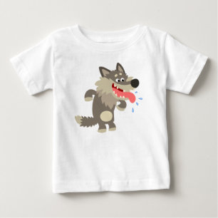 Camiseta de la bebé Wolf, Personalizado Cute Famil
