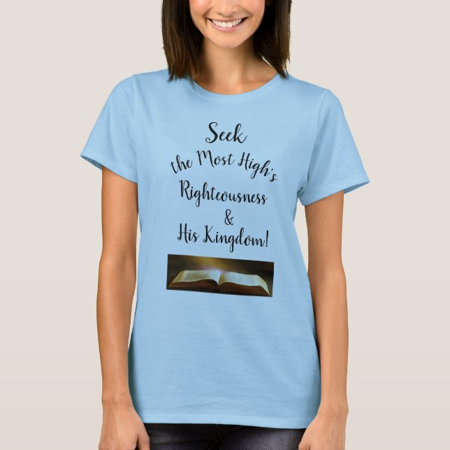Camiseta de la Biblia (Anverso)