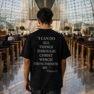 Camiseta de la Biblia Filipenses 4:13