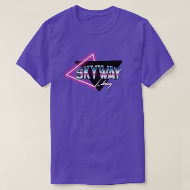 Camiseta de la biblioteca de Skyway de los años 19 (Diseño del anverso)