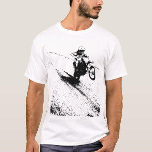 Camiseta de la bici de la suciedad