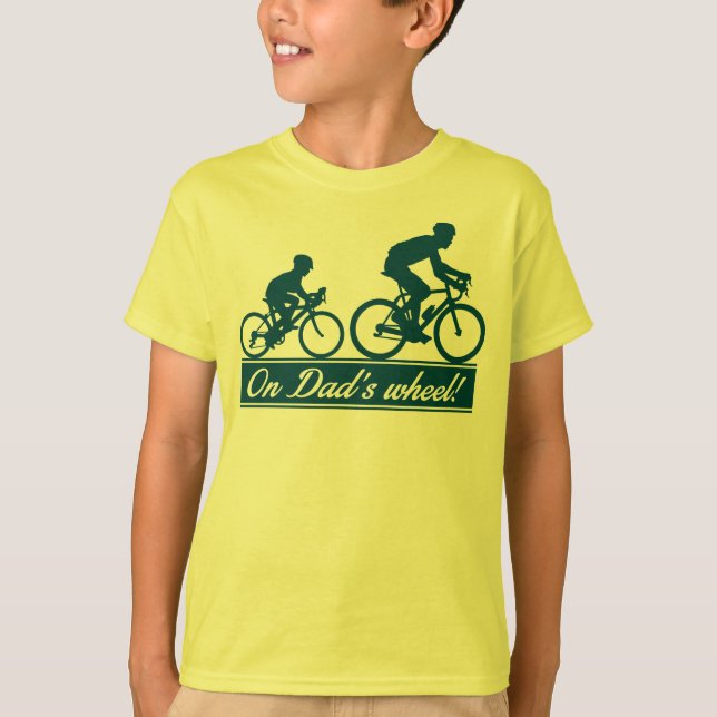 Camiseta de la bici del camino de los niños (Anverso)