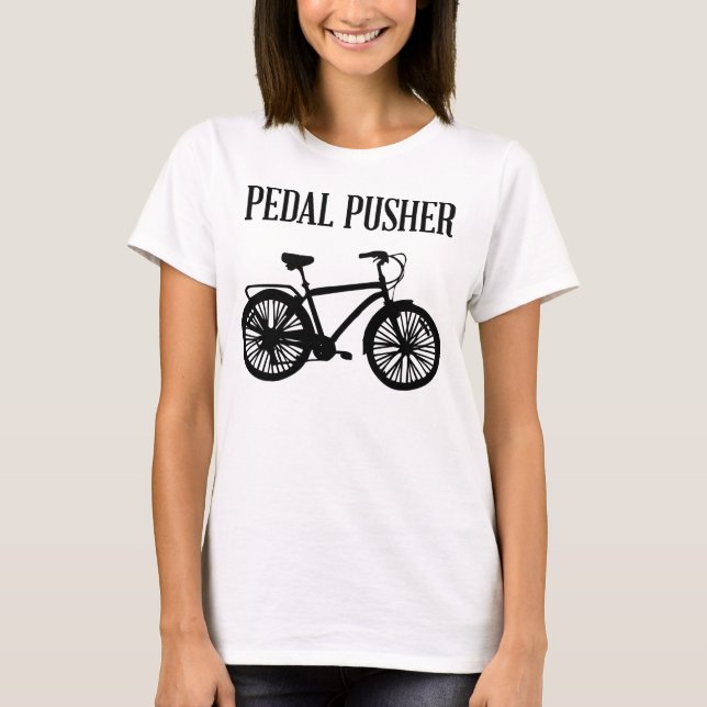 Camiseta de la bicicleta del empujador de pedal (Anverso)