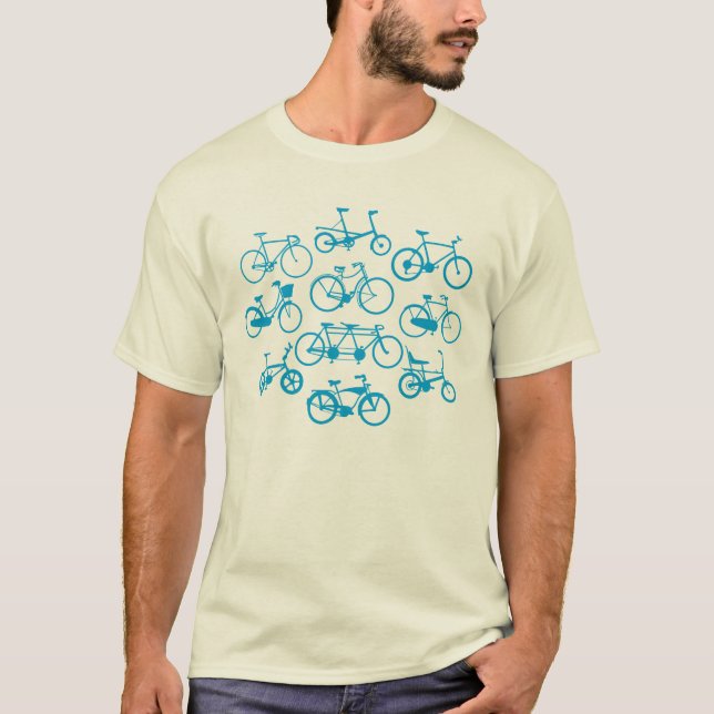 Camiseta de la bicicleta del vintage (Anverso)