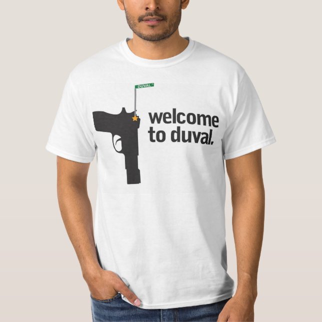 Camiseta Dé la bienvenida a Duval 1 (Anverso)