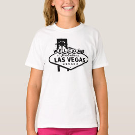 Camiseta Dé la bienvenida al gráfico de vector de Las Vegas