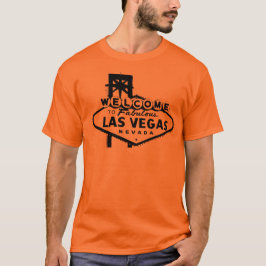 Camiseta Dé la bienvenida al gráfico de vector de Las Vegas