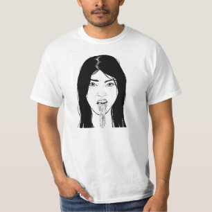Camiseta de la boca de la teoría del