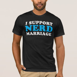 Camiseta de la boda del empollón