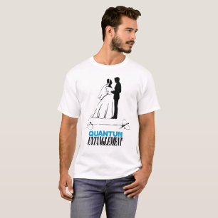 Camiseta de la boda del enredo de Quantum